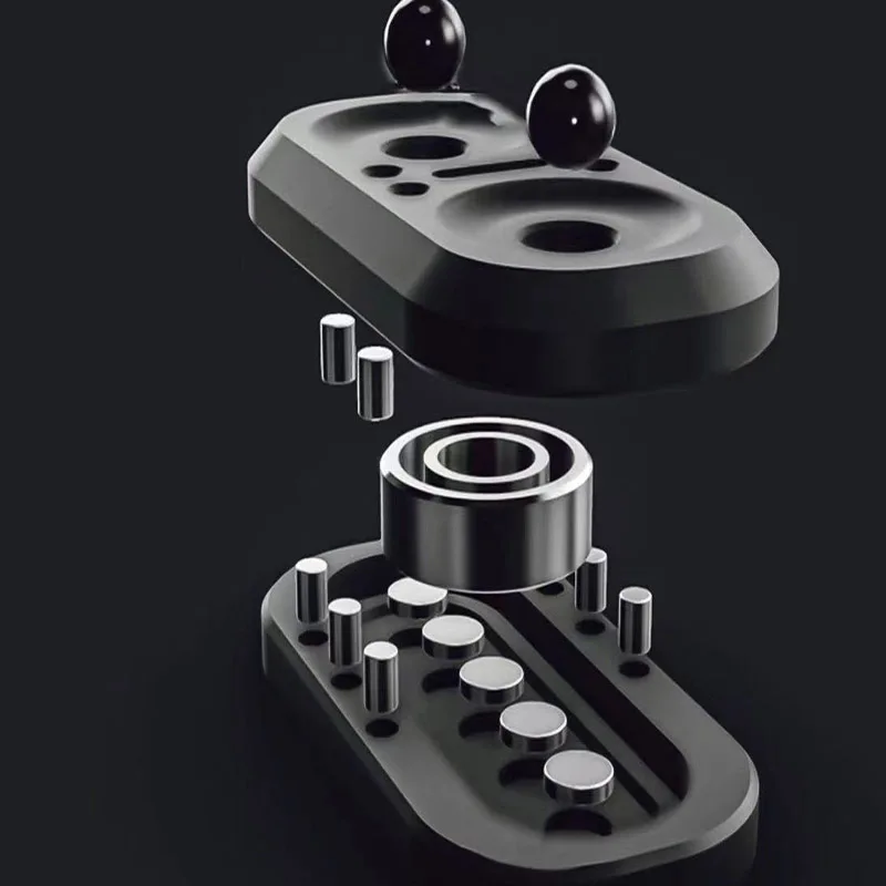 Магнитный Слайдер Fidget Spinner - Металлическая Ручная Игрушка EDC Для Офисного Стола