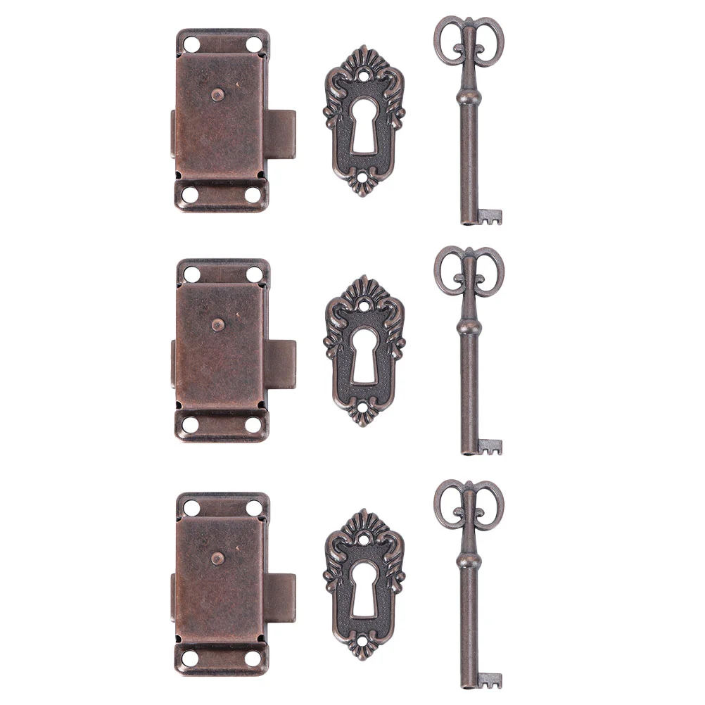 

Lock Hasplocks Box Bucklewooden Haspskey Vintage Safety Jewelry Locking Latchescase Furniture Knob Gate Cabinet Buckles Padlock