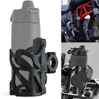 motorcycle drink holder handlebar water bottle cup holder beverage holder 18 32mm mount abs black