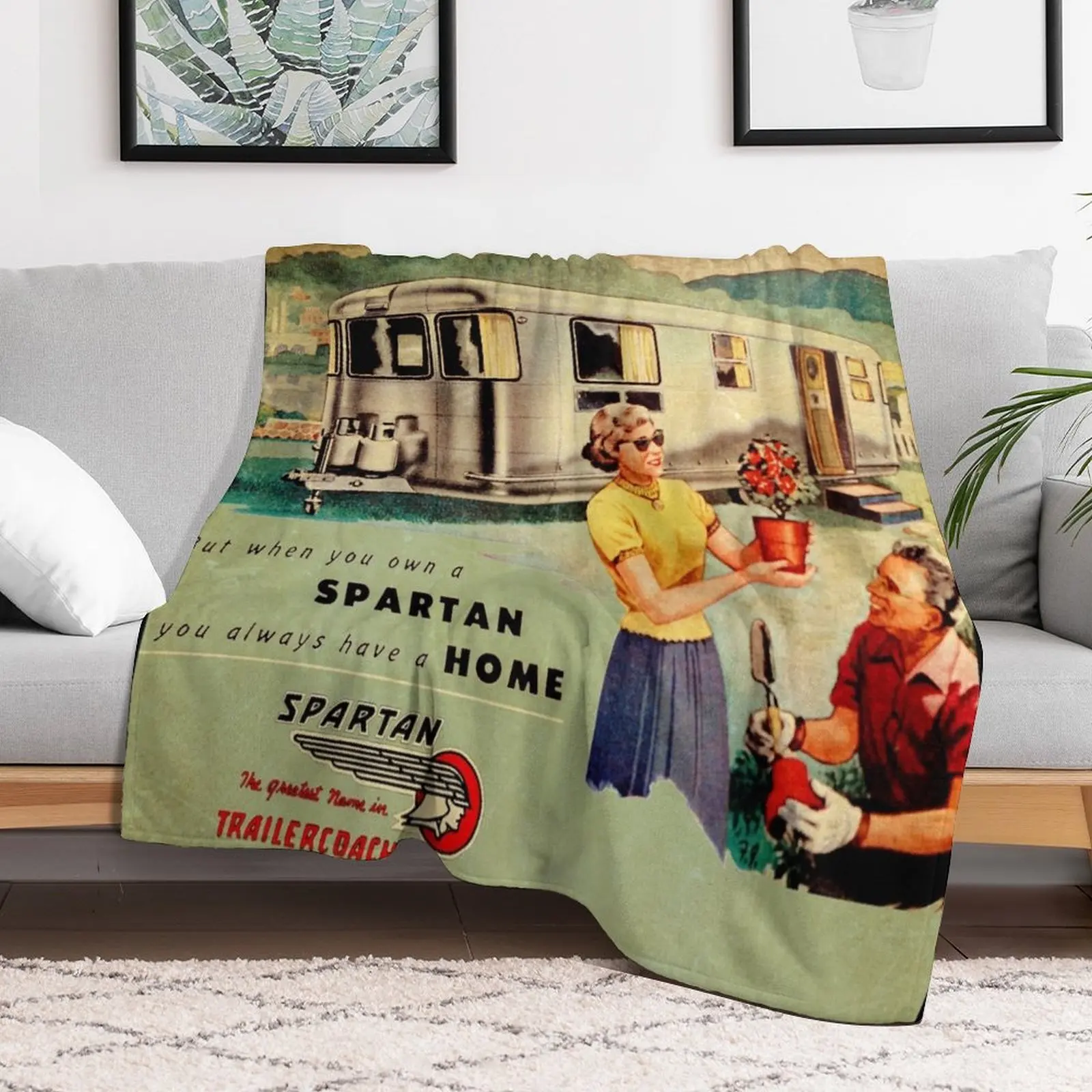 Спартанские прицепы Tulsa роскошное утолщенное покрывало для дивана кровати