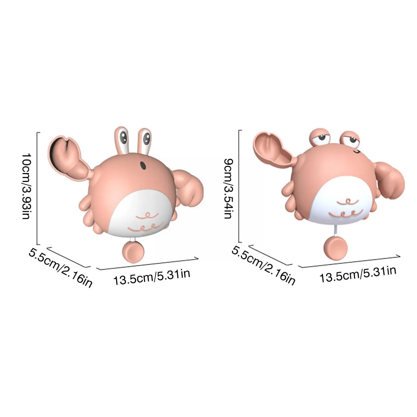 Cute Crab Baby Bathing Toys For Kids Swimming Bath Beach Toys Cartoon Animal Water Clockwork Infant Infant Toddler Gifts To N5L4
