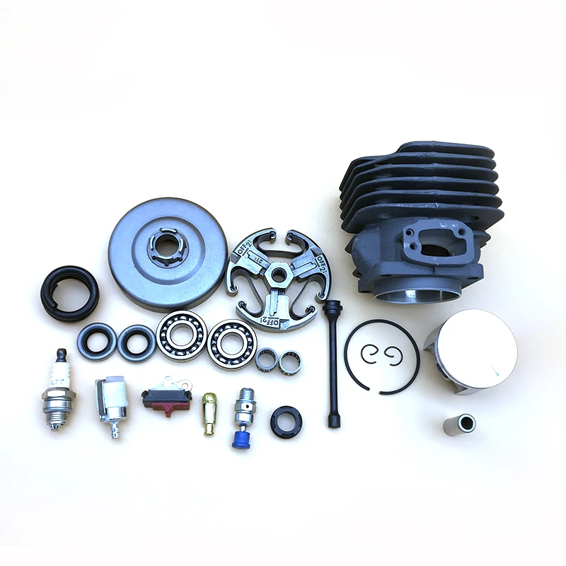 52MM Cylinder Piston Clutch Chain Sprocket Kit For HUSQVARNA 268 272 272K 272XP Chainsaw Engine Motor Parts 503758172