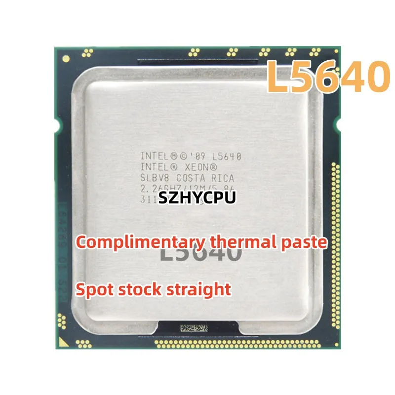 

Used Intel Xeon L5640 2.26GHz 12MB 5.86 GT/s SLBV8 LGA 1366 Server CPU