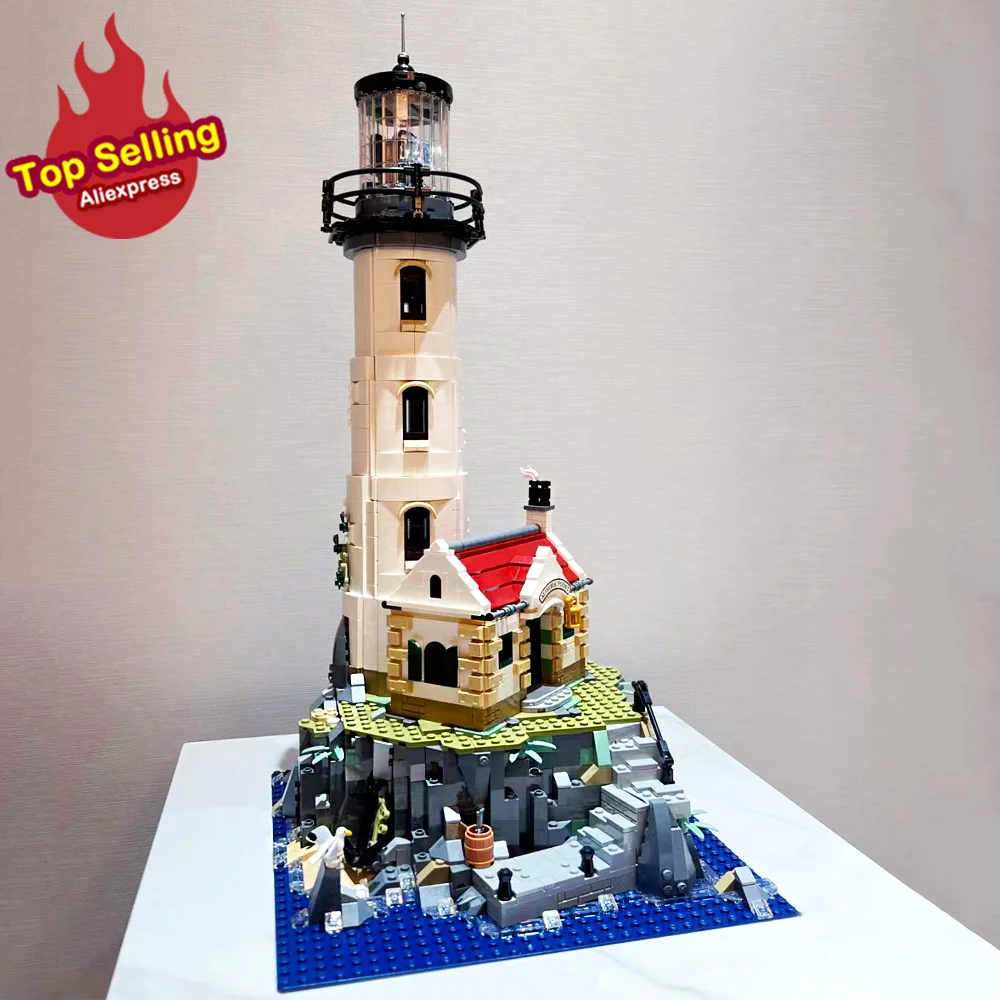 

Compatible with 21335 Moc Ideas Motorised Lighthouse Tower Bricks Model Building Blocks Kids Toys Set Christmas Gifts 2065pcs