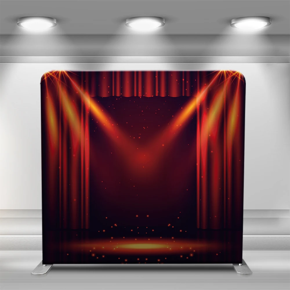 

Прямой легкий тянущийся металлический тканевый фон для фотобудки на свадьбу