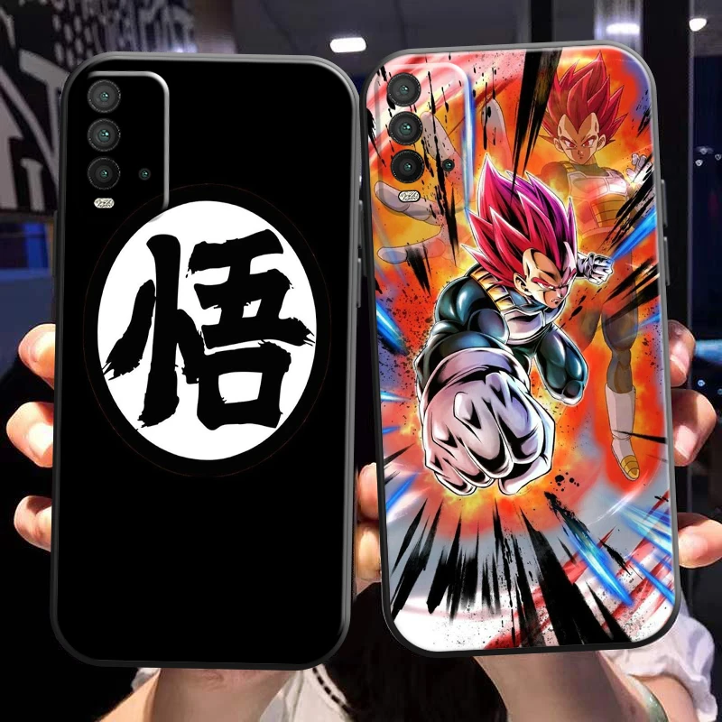 

Dragon Ball Goku Vegeta Phone Case For Xiaomi Redmi Note 10 10T 10S 9 9S 9T 5G 8 8T Pro Redmi 10 9 9AT 9T 9C 8 8A Carcasa Soft