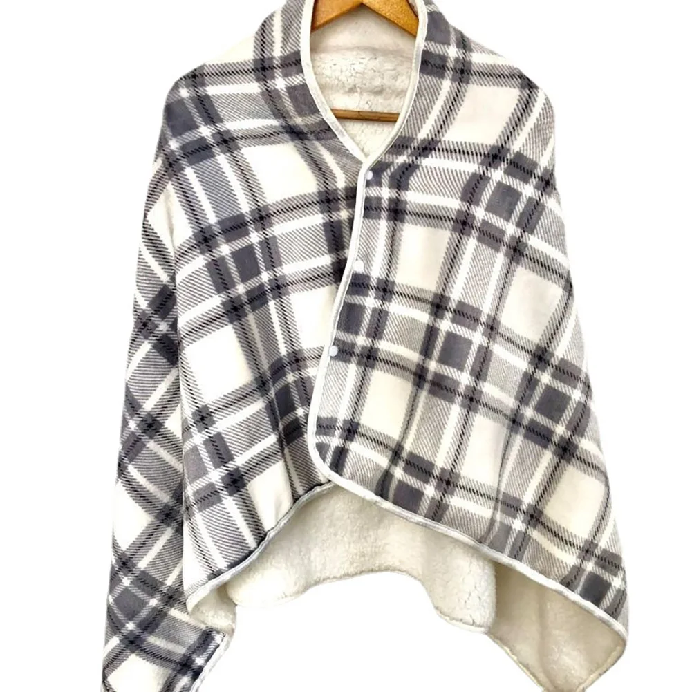 

USB Electric Blanket Warm Heated Shawl Smart Adjustable Warmer Carpet Electric Mattress Wearable Soft Heating Blanket