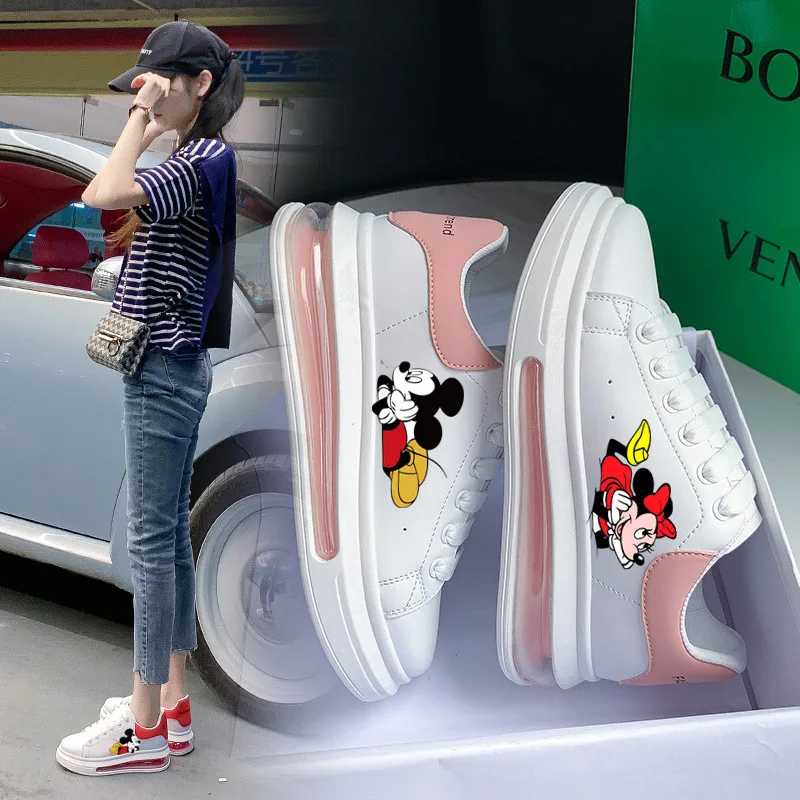 

Disney big children shoes cartoon Mickey Mouse men women non-slip soft-soled sports shoes casual shoes student running shoes
