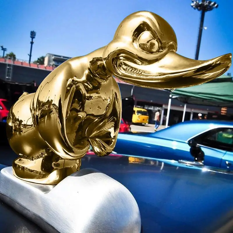 

1 Pc Angry Duck Hood Ornament Mighty Duck Cover Ornament Cute Car Accessories To Reflect The Owner's Personality And Aesthetic