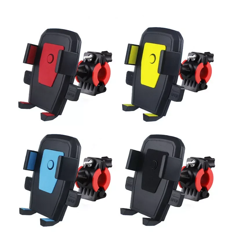

Phone Holder Stand Auto Lock Moto Mobile Phone Holder Motor Bike Handlebar Clip Stand GPS Mount Bracket