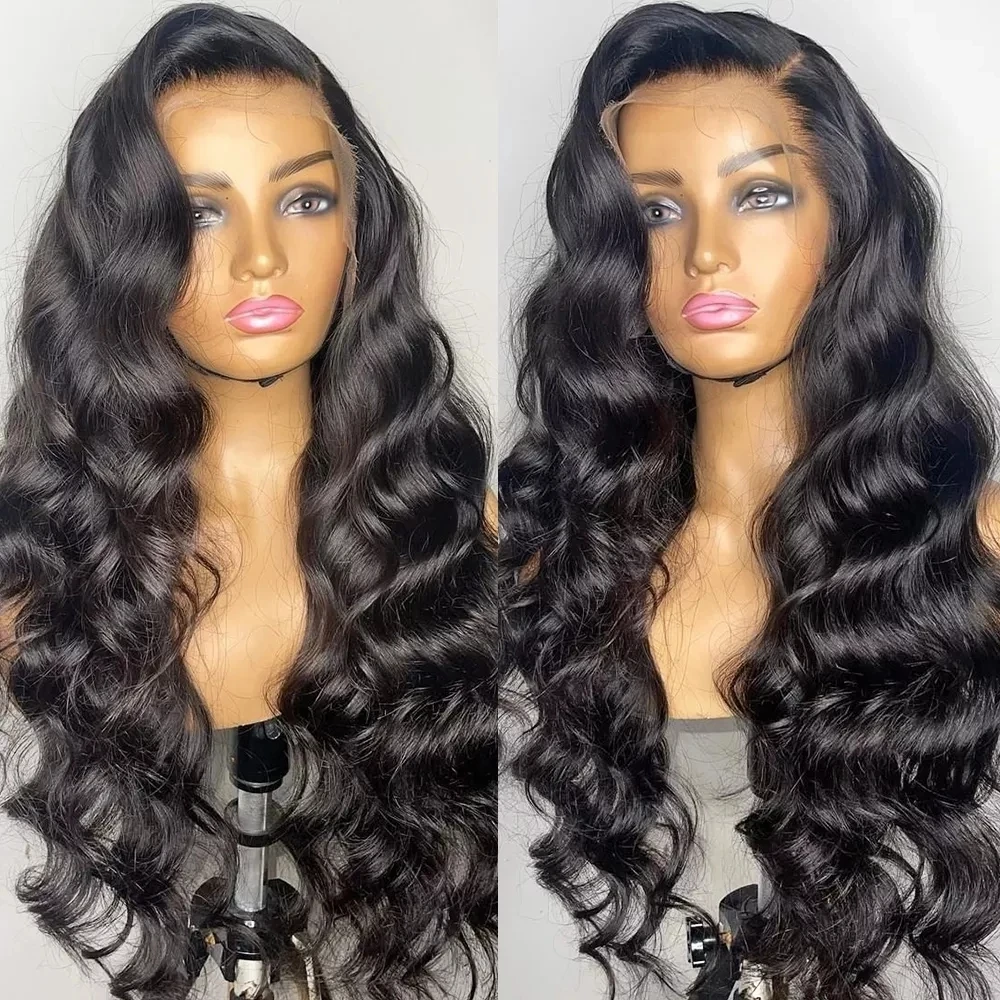 13X6 Hd Lace Frontal Wig 30 Inch Body Wave Lace Front Wig 180% Brazilian Transparent Wet And Wavy Lace Front Human Hair Wigs