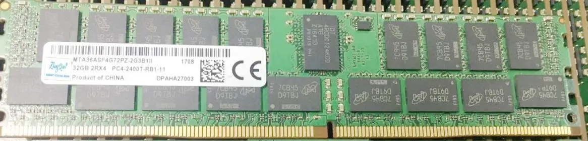 Для 32G 2RX4 PC4-2400T REG ECC MTA36ASF4G72PZ-2G3B1II MTA36ASF4G72PZ