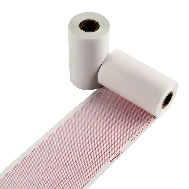 

Philips M3536A3535 дефибриллятор ЭКГ с сетчатой бумагой для записи 75 мм * 20 м 76*20