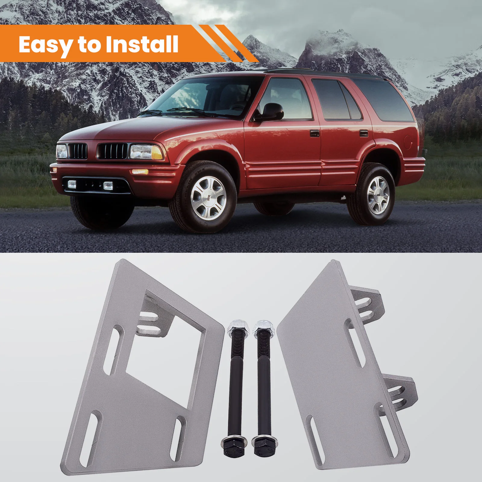 Кронштейны для замены двигателя GMC Jimmy S15 Bravada 2WD Chevrolet Blazer S10 Болты 1/4 дюйма из