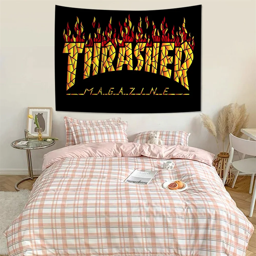 Большой настенный гобелен с принтом T-Thrasher художественная научная фантастика