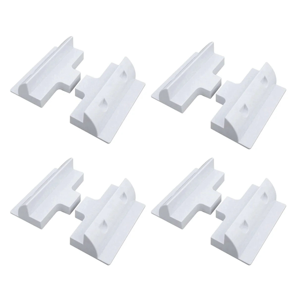 

8 Pcs Solar Panel Side Mounting Bracket Kit for Caravan Yacht Boat Rv