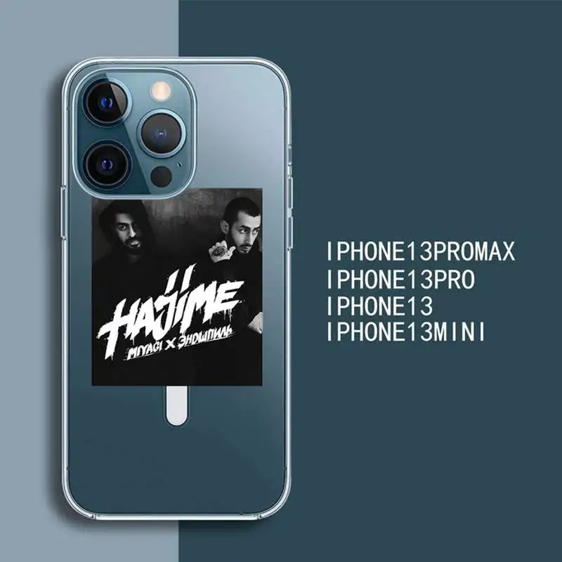 

MiyaGi Andy Panda Accessories Phone Case Transparent Magsafe Magnetic Magnet For iPhone 13 12 11 Pro Max Mini Wireless Charging