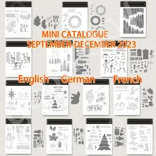 크리스마스 동물 숲 소원 절단 스탬프, 스크랩북 일기 장식, 엠보싱 템플릿, DIY 인사 카드, 수제, 신제품