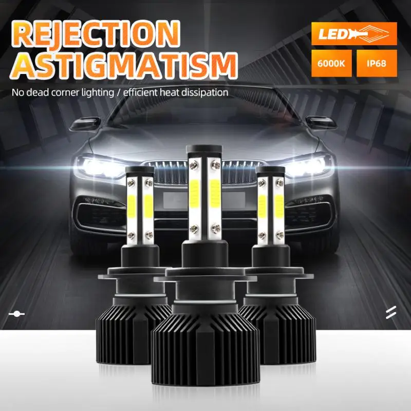 

2pcs H7 LED Headlight Lamp for Car Motor Led Bulbs 5000LM 6000K Auto Mini HeadLamp Kits Fog Head Lamp