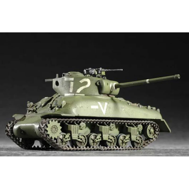 Средний танк Sherman 1/72 USS M4A1 главный боевой в сборе военная модель