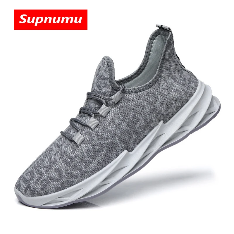 

Supnumu Lightweight Running Shoes for Men 2022 Men's Designer Mesh Casual Sneakers Lace-Up Male Outdoor Sports Tennis Shoe