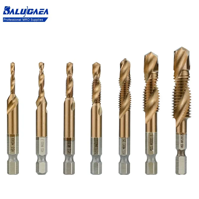 

HSS4341/6542 Thread Tap Metric Tap M3 M4 M5 M6 M8 M10 M12 Machine Plug Tap Drill Metal Threading Tool Hand Tool