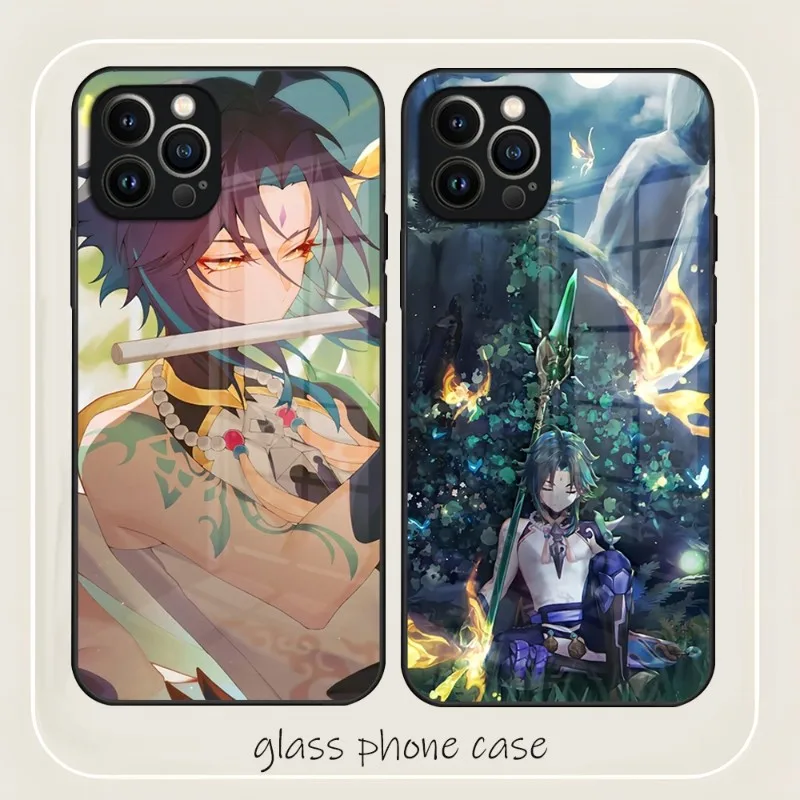 Чехол для телефона Genshin Impact Xiao IPhone 12Pro 12 13 11 Pro Max Mini X XR XS 8 7 6s Plus SE 2020 чехол из