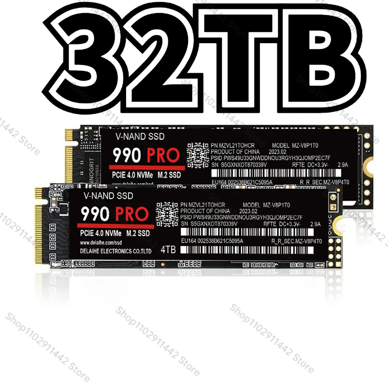 

M.2 990 pro 4TB 500GB Hard drive disk NVME 2.5 inch 1tb 2tb 8tb ssd nvme m2 internal Solid State Drives for laptop desktop ps5