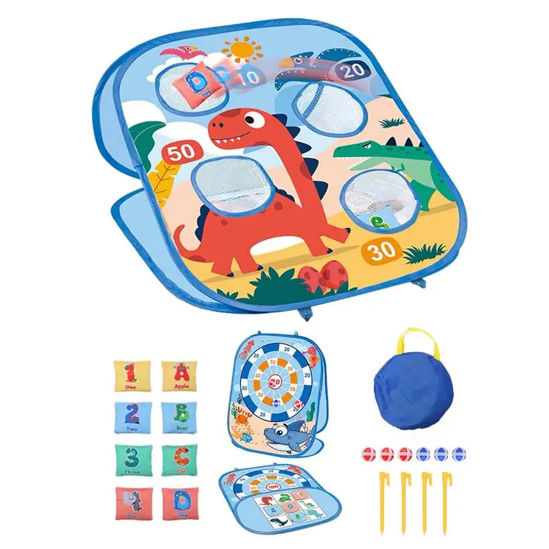 

Мультяшная игра бросать с 8 мешками забавные бросающие игры Детский игровой набор кукурузных ячеек бросать игры на открытом воздухе Группа Спорт для детей