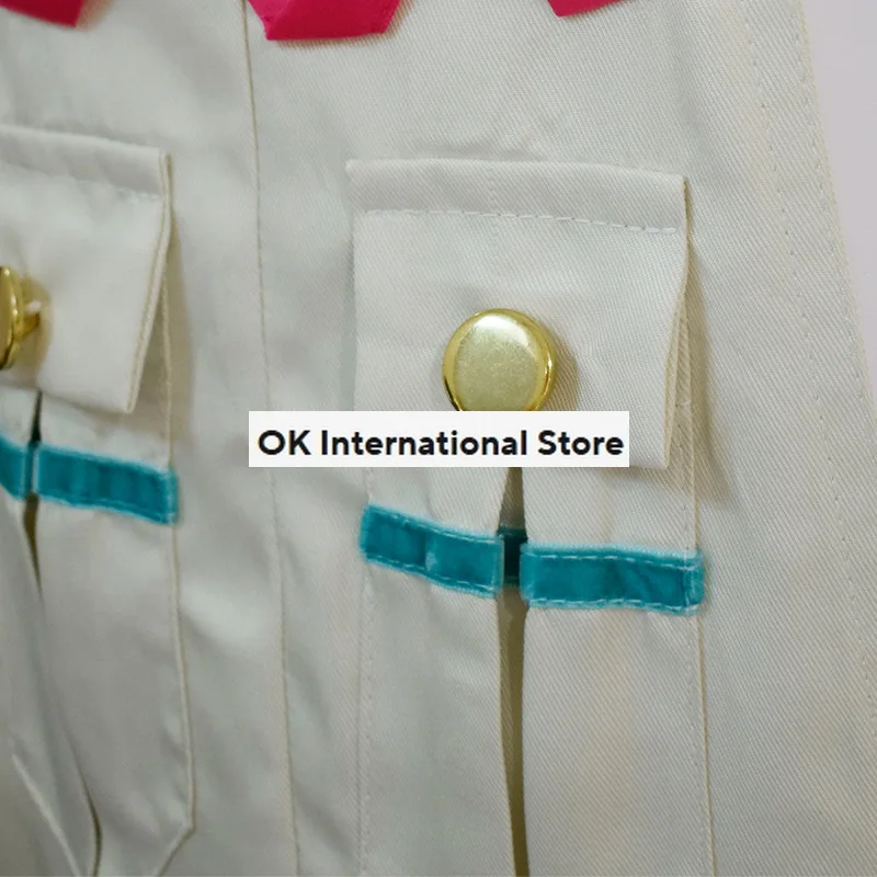 Женский костюм для косплея из аниме NNIJISANJI EN Elira Pendora легкие комбинезоны футболка