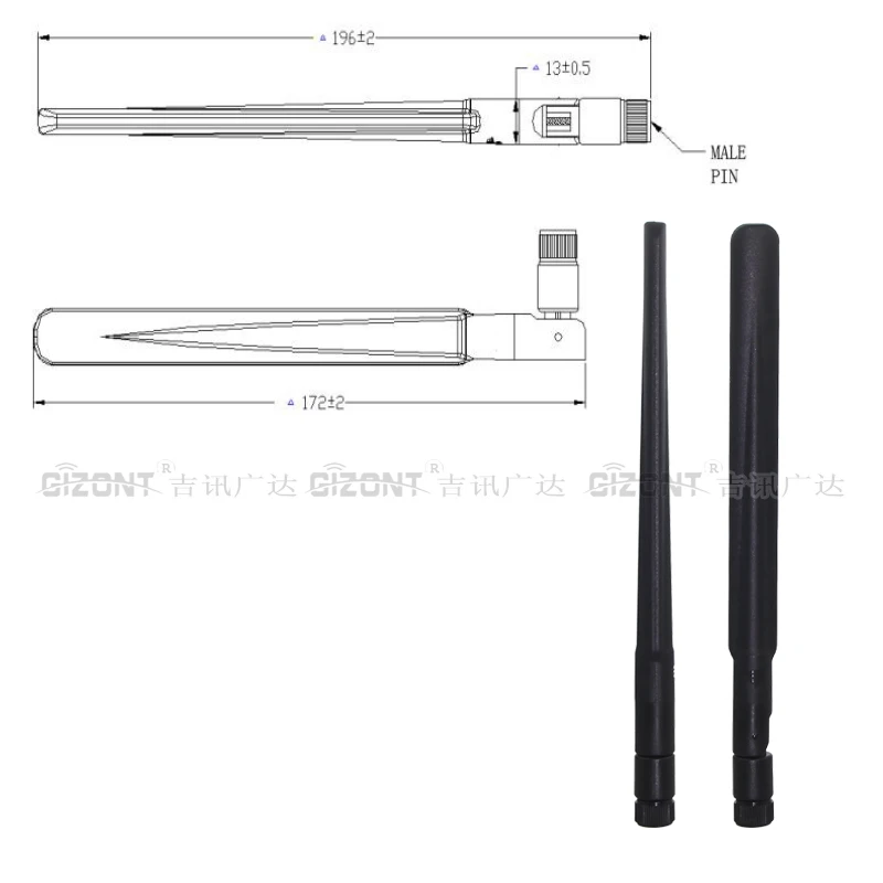 5G Antenna Amplifier 12dbi for Huawei Wifi Router Modem 600-6000MHz 4G 3G GSM Magnetic Base Omni Antenna Adapter SMA Male 3meter