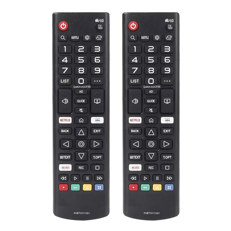 

2X пульт дистанционного управления с NETFLIX Prime Video приложения для LG 2019 Smart TV AKB75675301 AKB75095308 AKB75675311