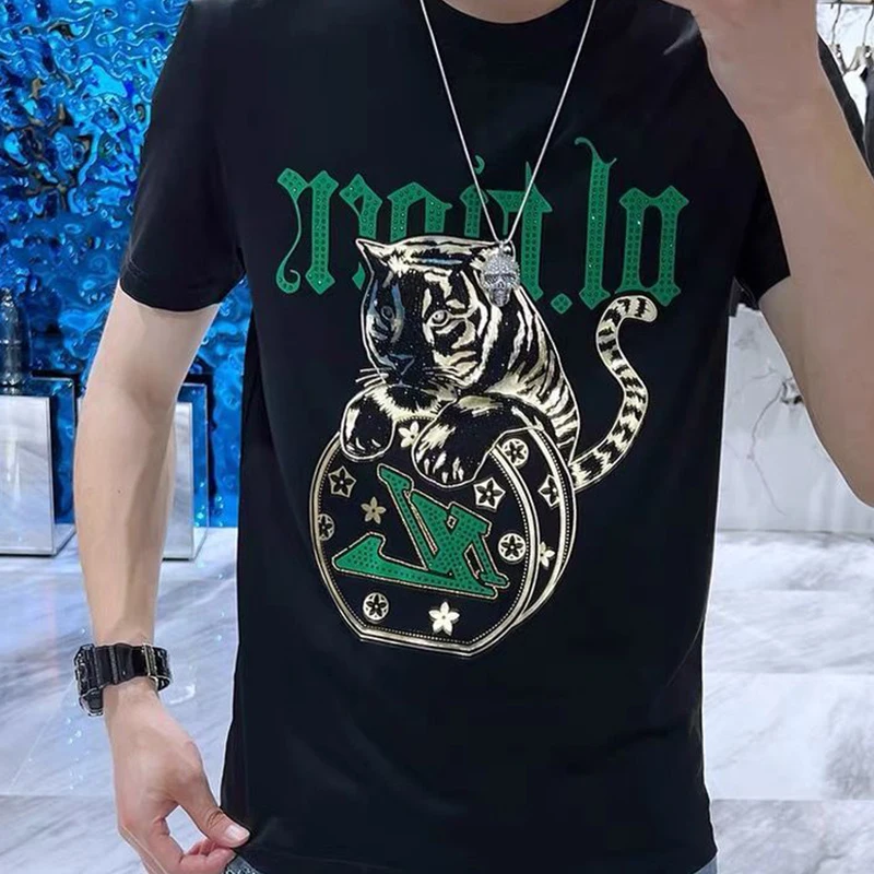 

Мужская хлопковая футболка Pima с коротким рукавом и круглым вырезом