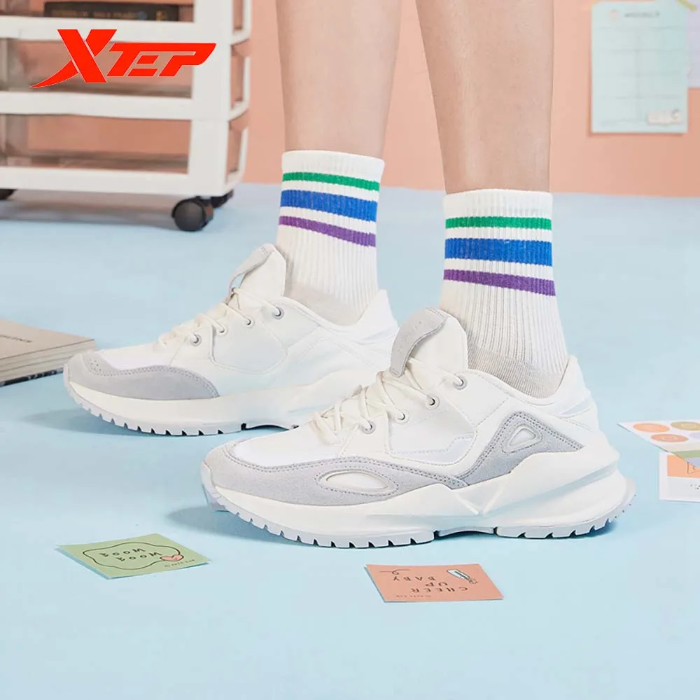

Xtep women's casual shoes new summer ladies Dad shoes fashion tide clunky sneaker casual sneakers women 980118393055