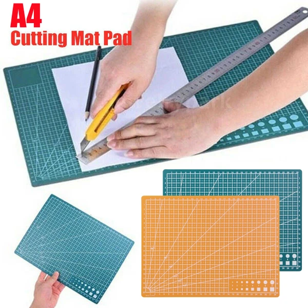 A4 Cutting Mat Sewing Mat Craft Mat Cutting Board for Fabric Sewing and Crafting Repairing DIY Office Work Art Craft Tool New