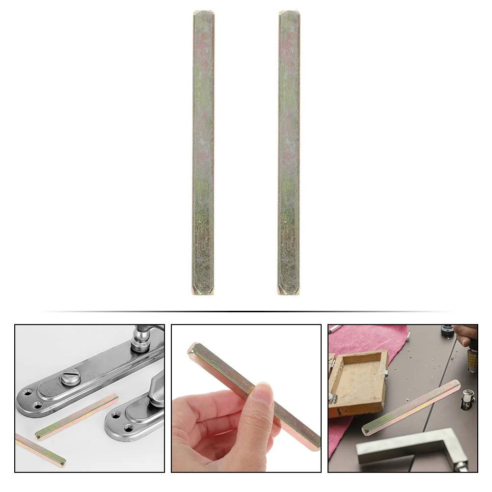 2 шт. аксессуары для ручек дверного шпинделя сменные квадратные запасные ручки