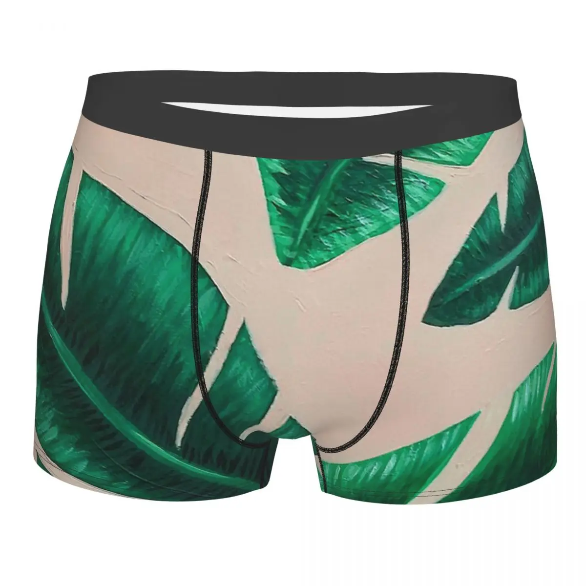 

Banana Tropical Leaves Beach Cool Underpants Homme Panties Shorts Boxer Briefs Male Underwear Print