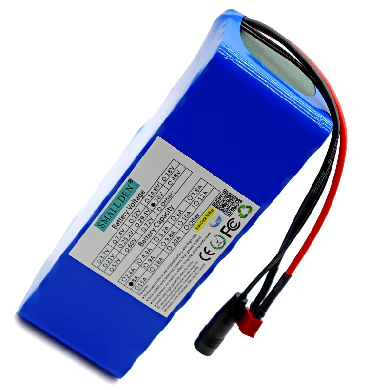36V 8Ah 18650 10S4P rechargeable lithium battery pack electric bicycle motorcycle scooter vehicle built-in BMS | Электроника