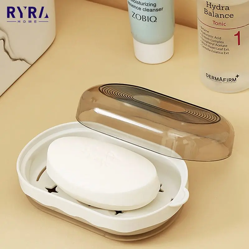 

Travel Waterproof Soap Dish Portable Sealed Dustproof Leakproof Soap Case Storage Holder Creative Home Bathroom Accessories