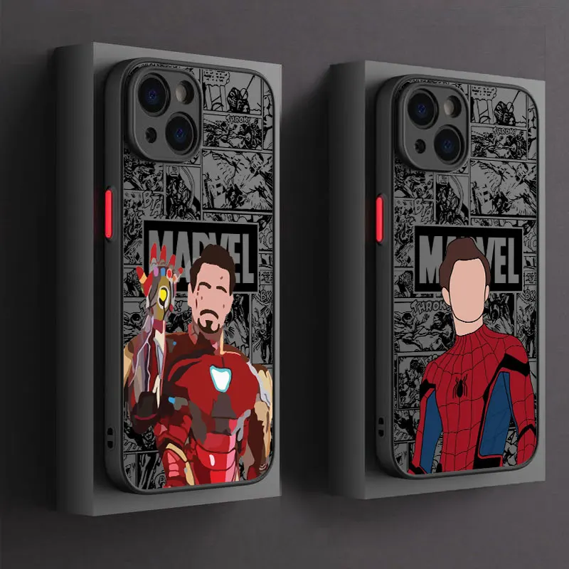 Фото Чехол для телефона Marvel Faceless Hero Ironman для iPhone 17, 16, 15 Pro Max, 14, 13, 12, 11 Pro Max, 16e, 17e, Air, XS, XR, X, 7, 8 Plus №1