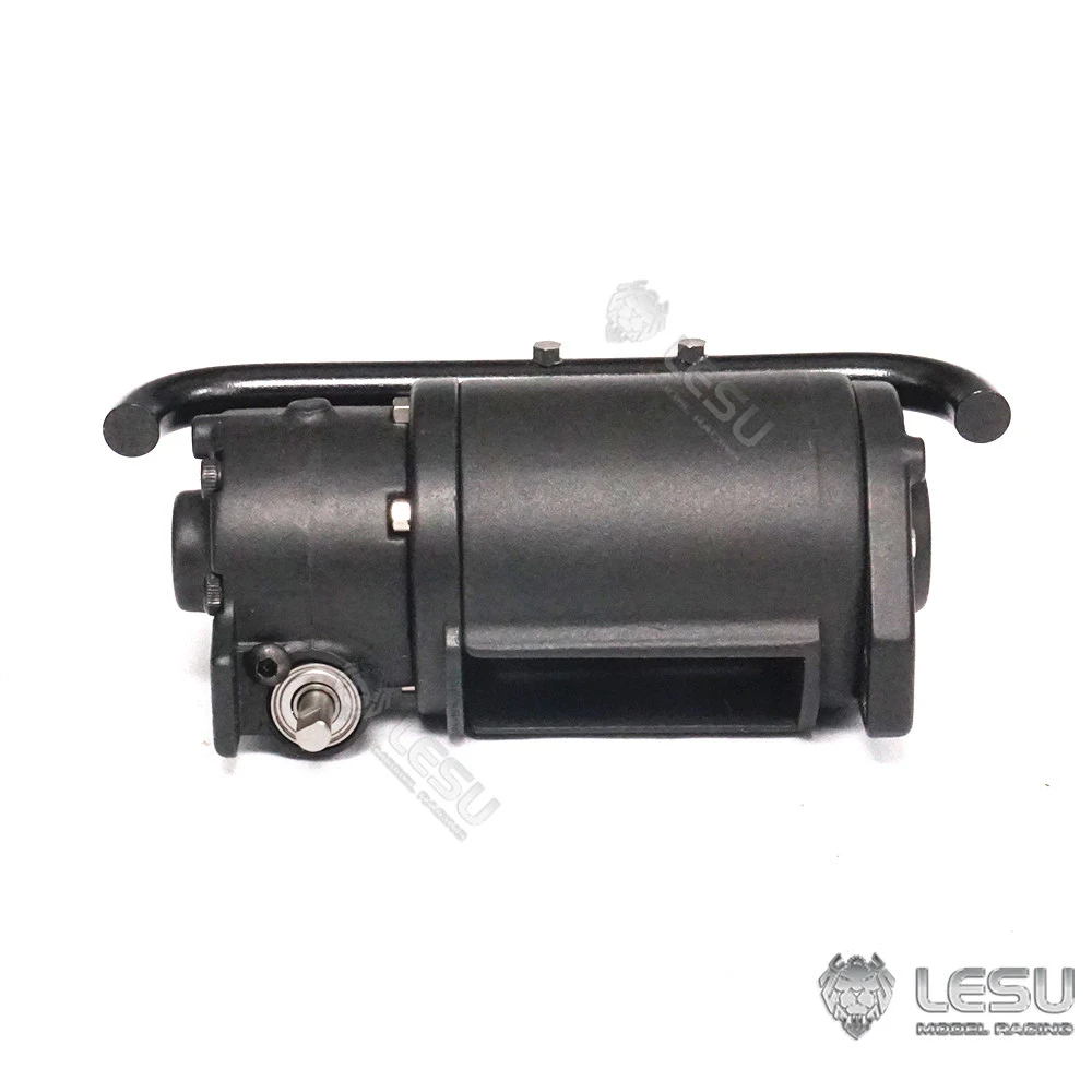 Фото Металлическая электрическая лебедка LESU RC Parts для радиоуправляемых внедорожников 1/10 4x4 RAVE-UM406, запчасть для моделей грузовиков, игрушка для самостоятельной сборки