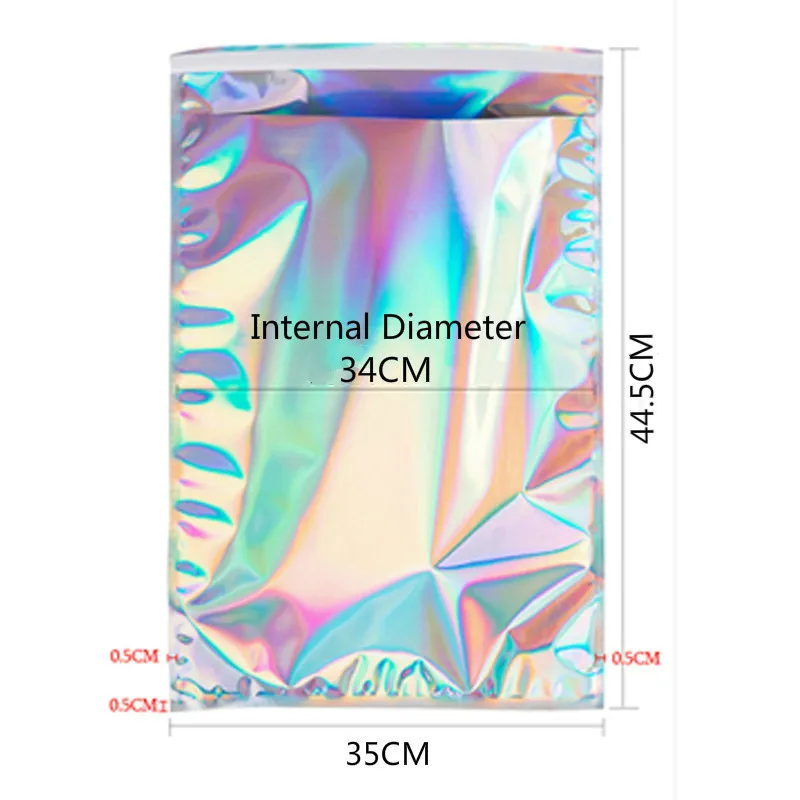 50 шт./лот цветные лазерные почтовые пакеты Самоуплотняющиеся пластиковые