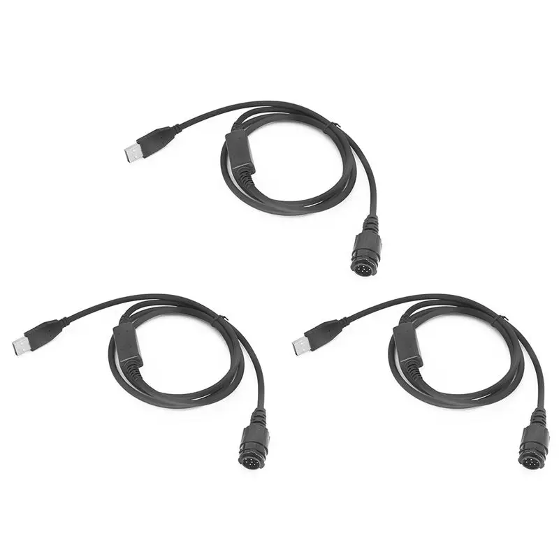 Фото 3X USB-кабель для программирования для Motorola Xir DM4600 DM3400 DM3601 APX2500 APX6500 XPR4500 XPR4550 XTL5000 XTL2500 PM1500 №1