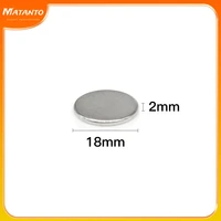 510203050100pcs 18x2 mm round rare earth neodymium magnet n35 strong powerful magnets 18x2mm permanent magnet disc 182