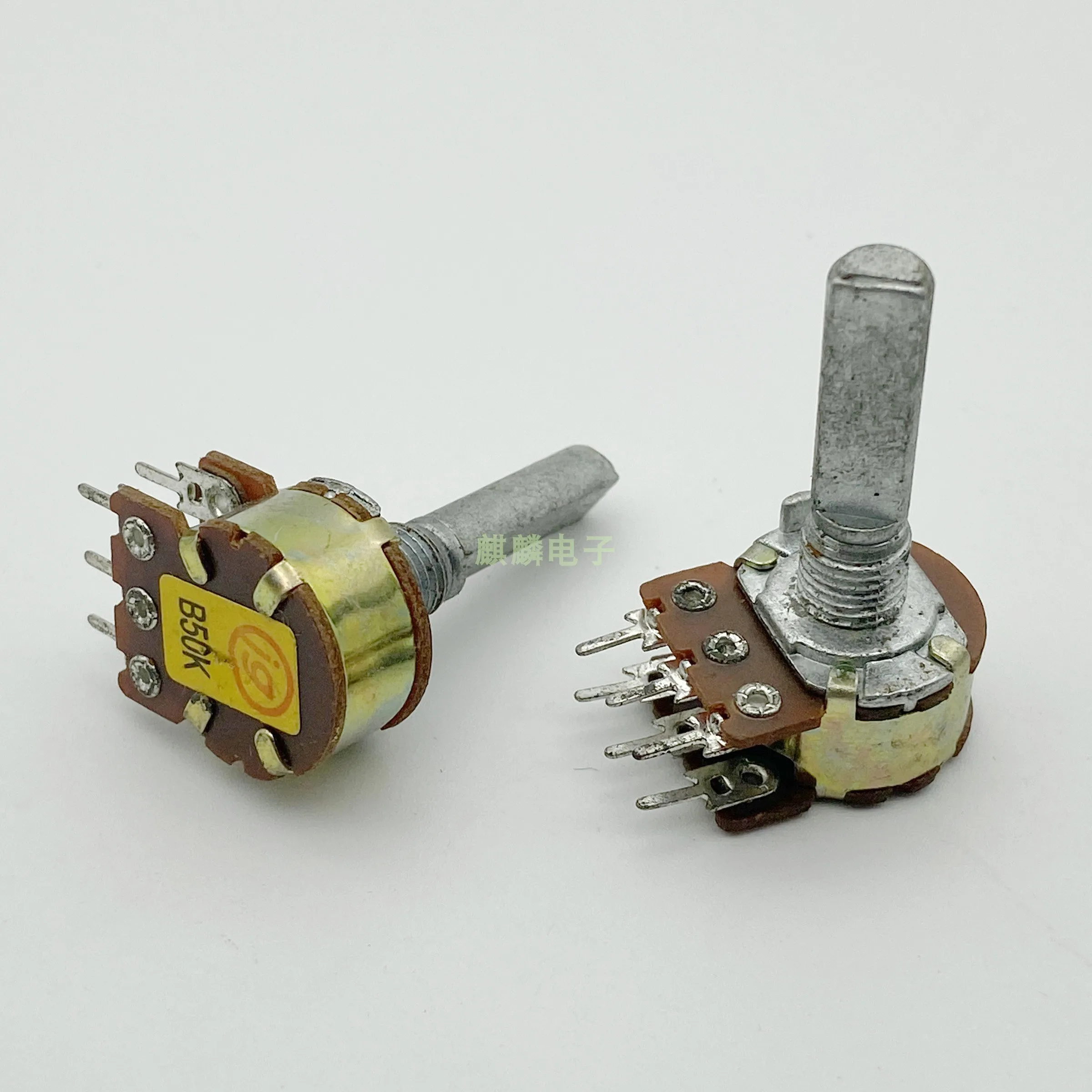 

2 шт., потенциометр B50K, 16 типов, 25 мм, 6 контактов