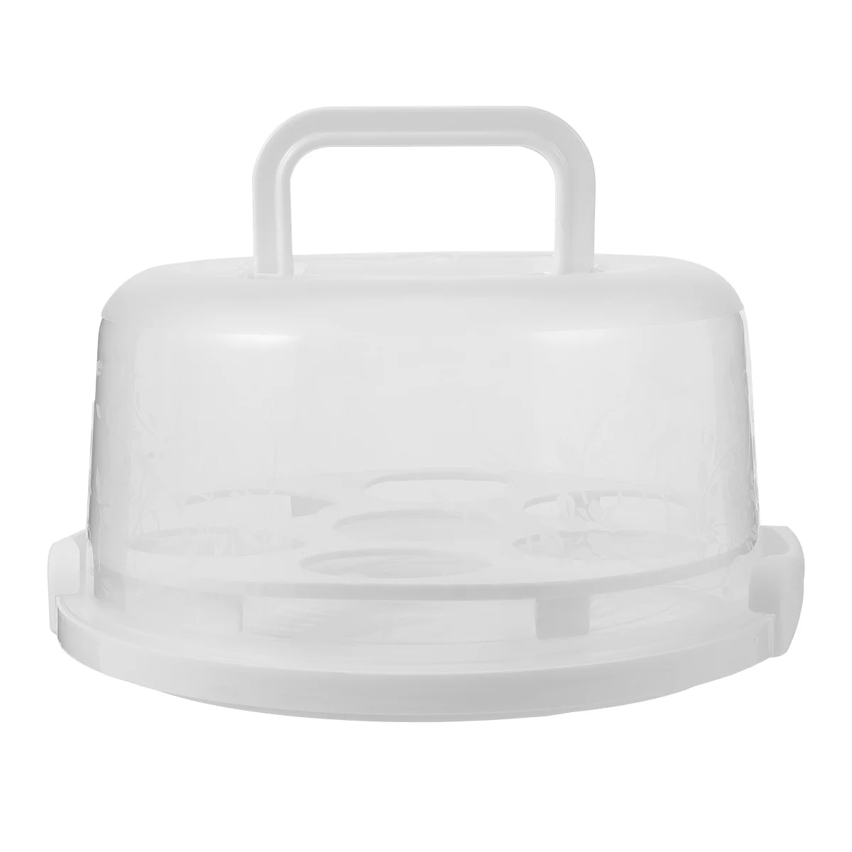 

Cake Container Carrier Cupcake Storage Box Holderboxes Containers Portable Roundclear Saver Stand Packaging Packing Dome