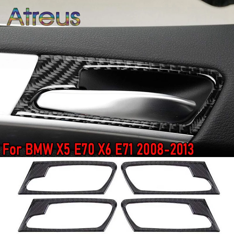 

4 шт., наклейки из углеродного волокна для BMW X5 E70 X6 E71 2008-2013