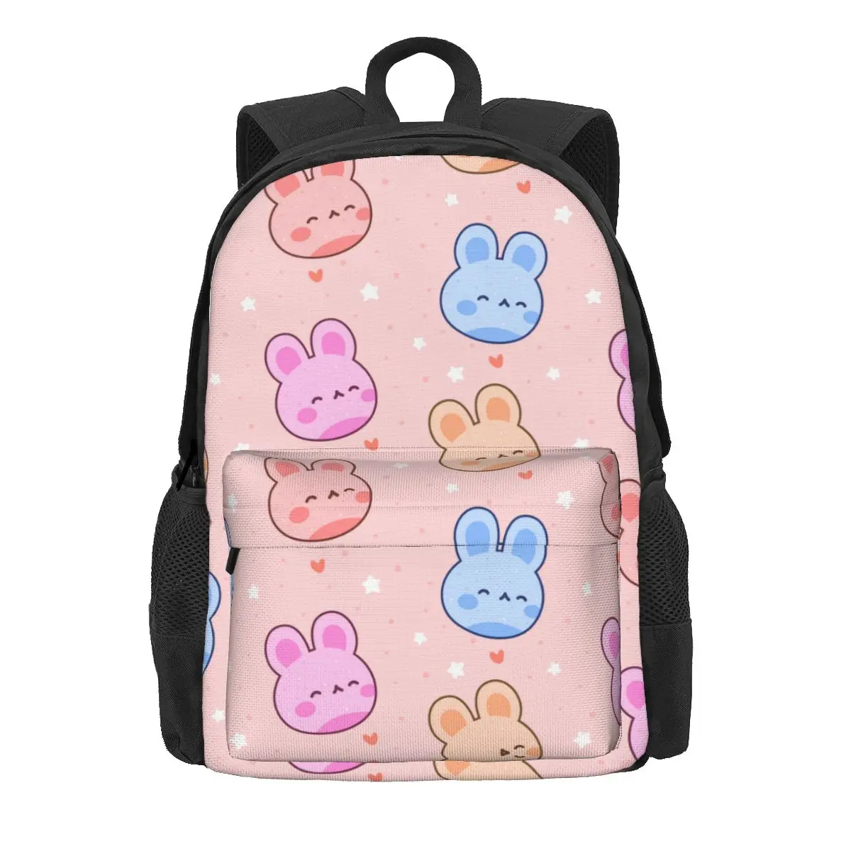 

Милый рюкзак с кроликом, пасхальные дорожные рюкзаки с животными, прочные школьные сумки на заказ для девочек, милый рюкзак