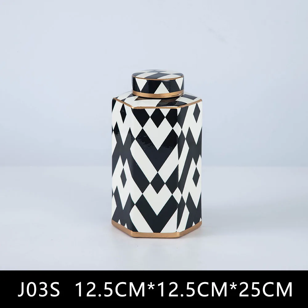 

Керамическая шестигранная ваза LISM