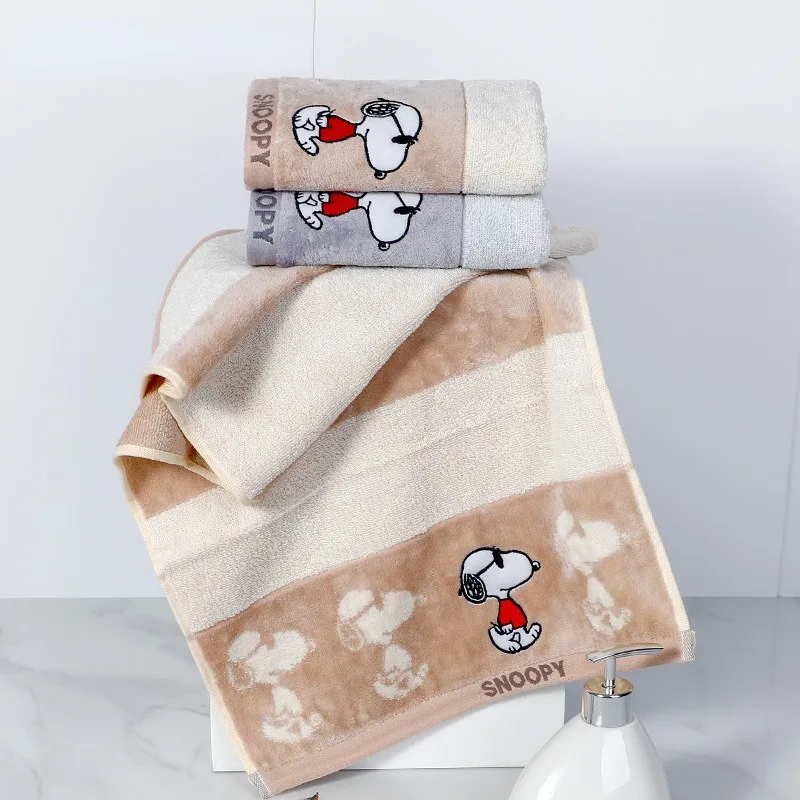 Минисо хлопковое полотенце Snoopy